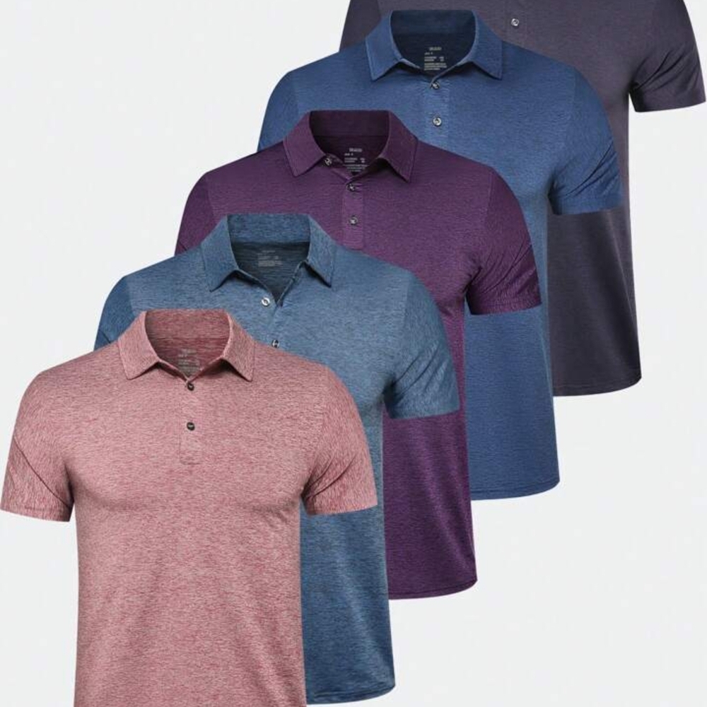 Men's Multi-Color Polo Shirt Set- New Without Tags (Never Worn) XXL